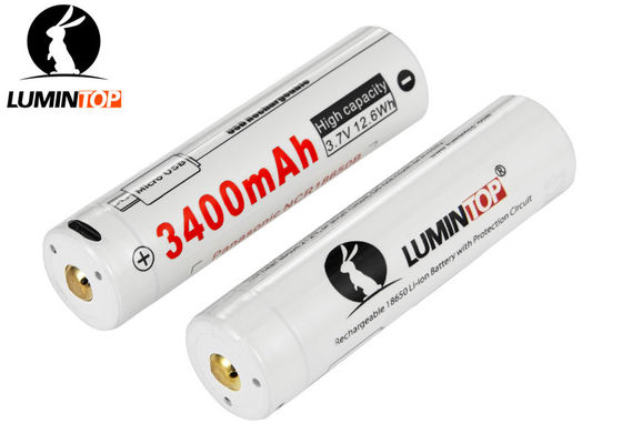 China De navulbare Batterij van Lumintop Lm34c, 3400mAh 18650 Lithium Navulbare Batterij leverancier