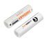 Hoge Capaciteit van het micro- de Navulbare Flitslichtbatterijen 3.7V 3400mAh van USB leverancier