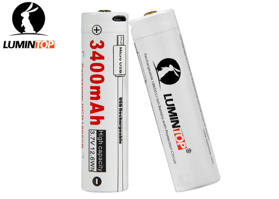 China Van betrouwbare LEIDENE Ionenbatterij van Li 18650 van USB Flitslichttoebehoren de Navulbare leverancier